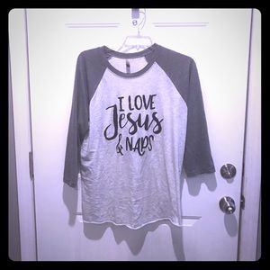 Gray Raglan